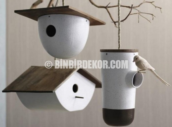 dekoratif kuş evi modelleri